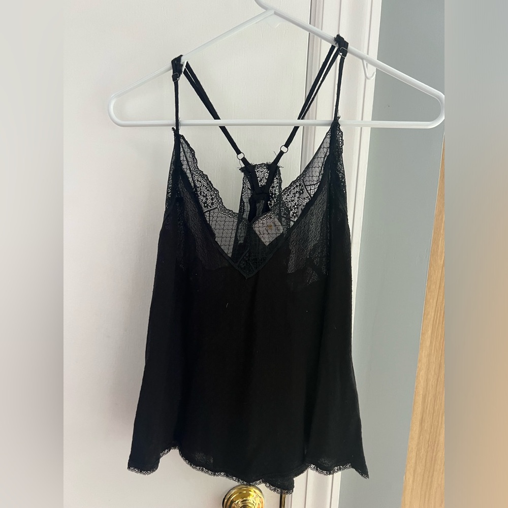 Black lace tank from by together